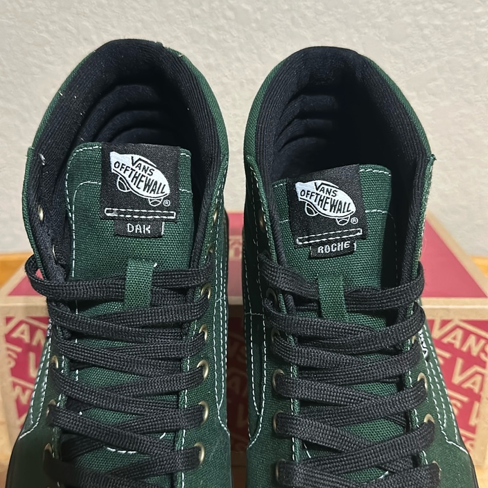 Vans Sk8 Hi 238 Dakota Roche Green Black Ultra Cush men’s 7.5 or women’s 9 - Picture 10 of 14